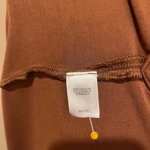J.JILL WEAREVER MAXI TANK DRESS IN CINNAMON, size Small (no belt) - Picture 8 of 9
